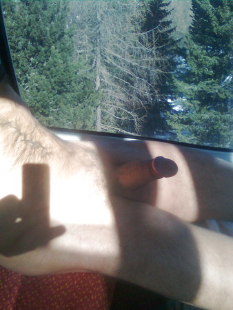 naked in cable car