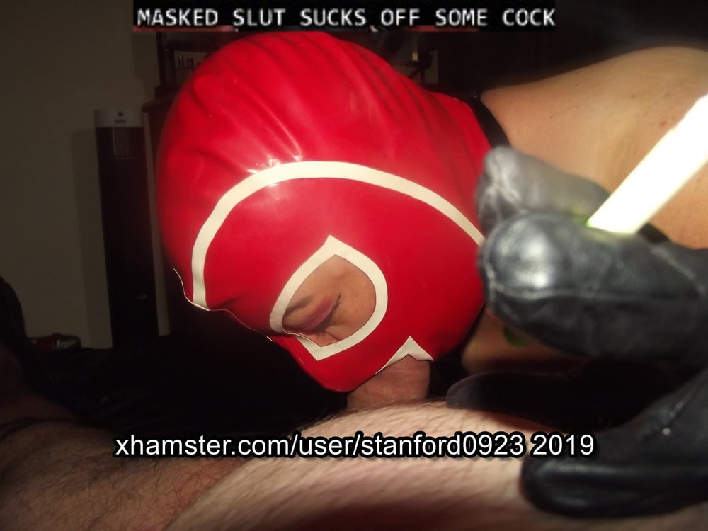 Slut masturbates and sucks cock-3517