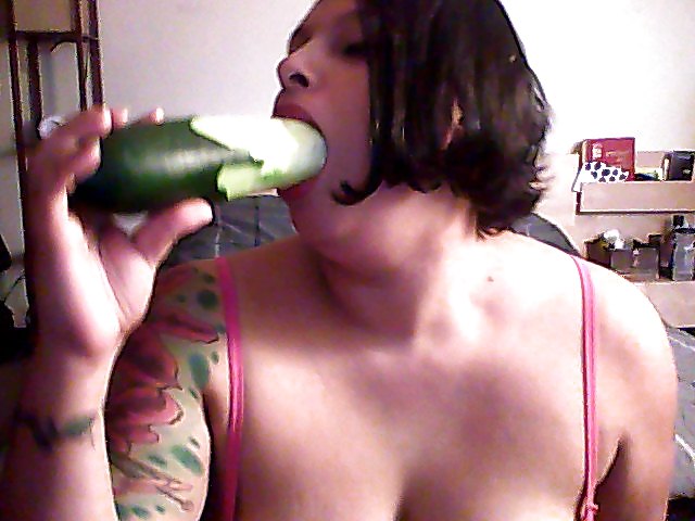 Porn image Me and one massive fucking cucumber!!