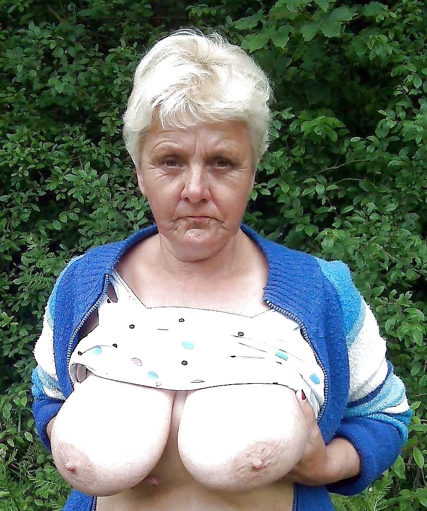 Porn image Grannys breasts