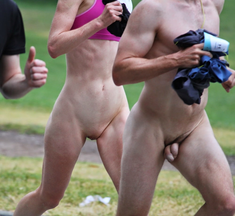 Jogging Naked Milf Picture