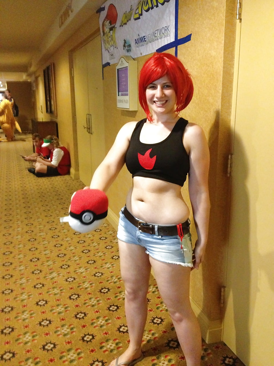 Porn image Pokemon Cosplay Babe Battle