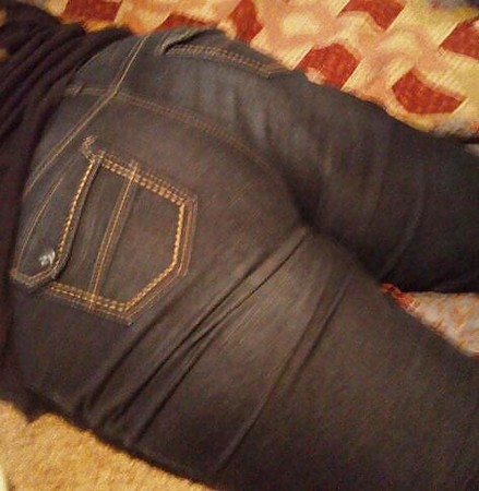 butt in jeans