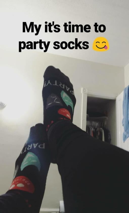 Porn image beauties in socks