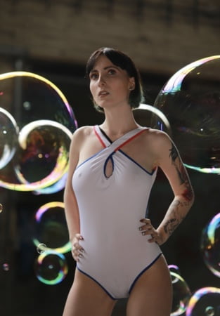 bodysuit fetish lou nesbit lia louise         