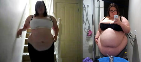 weight gain before and after           